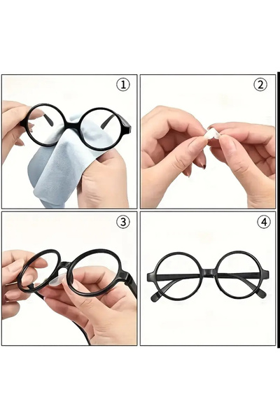 glasses accessory لاصق للنظارات مضاد للانزلاق، زوج واحد، لوماكس أسود