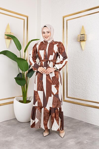 HARMAN BUTİK ΓΥΝΑΙΚΕΙΟ ΦΟΡΕΜΑ ΒΙΣΚΟΖΗΣ ΜΕ ΖΩΝΗ