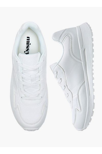 Missy Flyknit Textured Sneakers with Lace-Up Closure