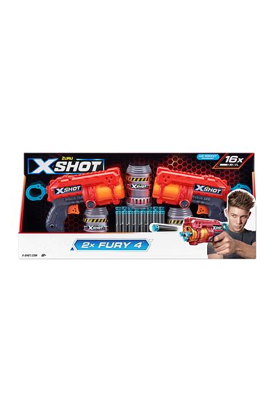 Zuru X-Shot Excel Fury-4 2pk (XS-36329-A)