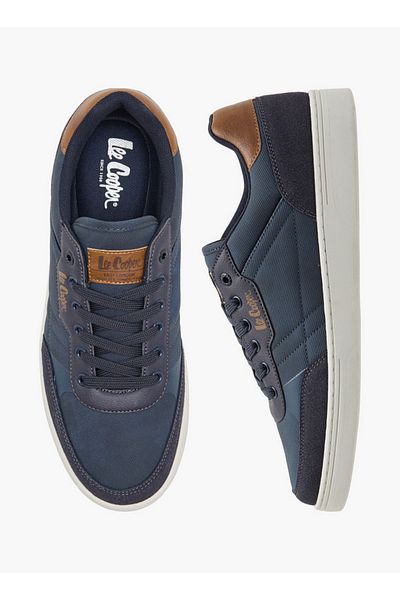 Lee Cooper Men's Logo Print Lace-Up Sneakers