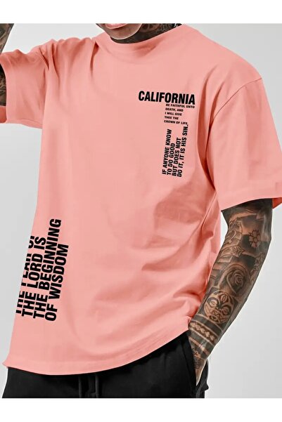 LAND MODA Confort zilnic] Tricou grafic inspirat de California pentru bărbați...