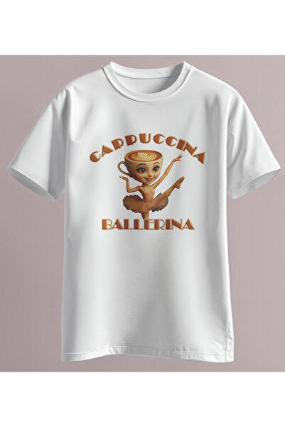 Ladrima Μπλουζάκι Cappuccina Ballerina Italian Brainrot