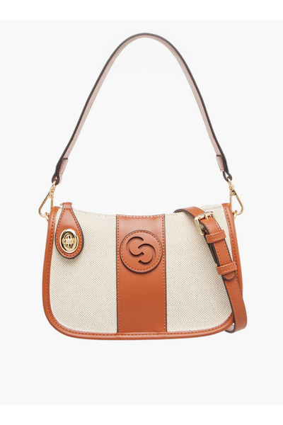 Celeste Textured Crossbody Bag with Zip Closure and Detachable Strap - W 8 x H 19.5 x D 16 cm