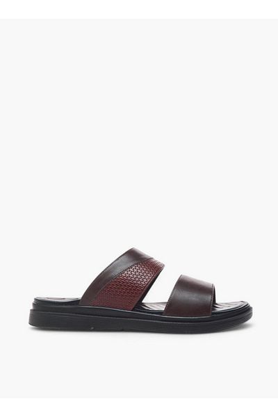 LBL by Shoexpress Textured Slip-On Comfort Sandals