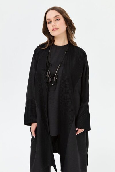 Esswaap Retro Pantolonlu Üçlü Takım Siyah