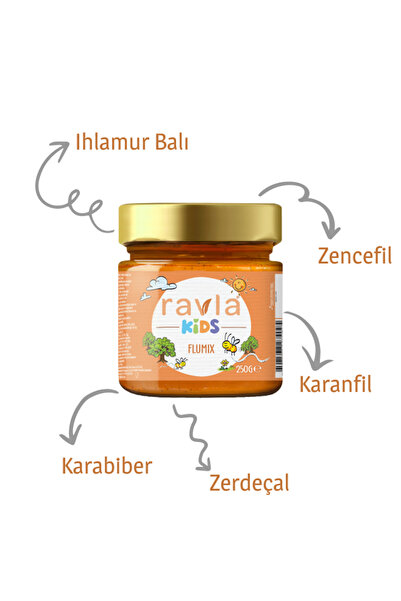 Ravla Flumix Baharatlı Bal Karışımı - 250g