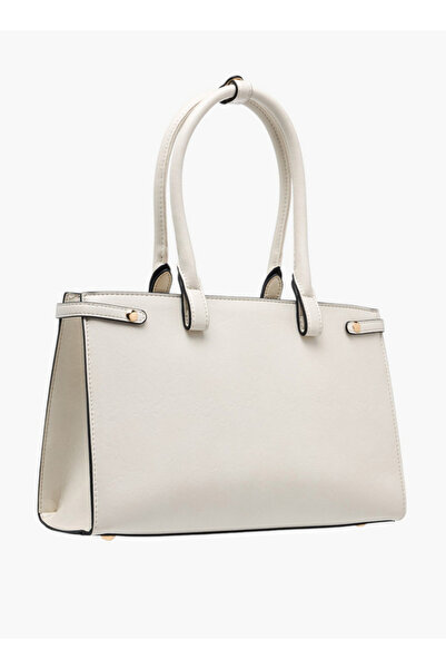 Celeste Textured Tote Bag with Zip Closure and Double Handle - W 12 x H 20 x D 33 cm