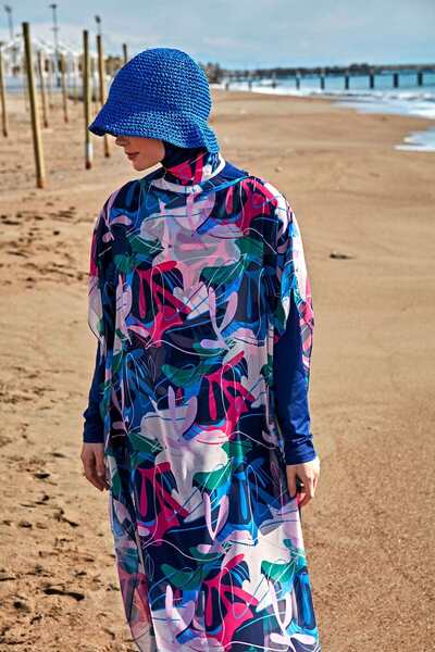 Marina Pareo Kaftan P2430 με μοτίβο