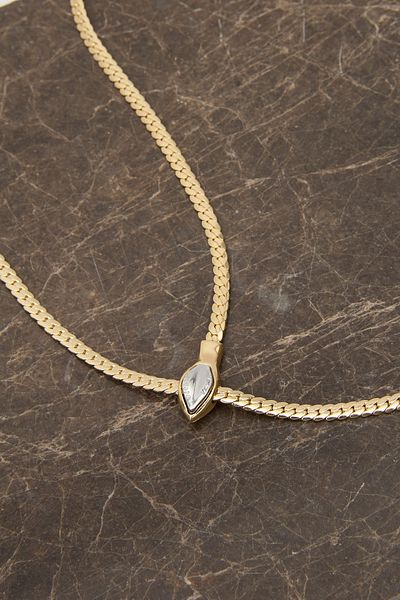 Manuka Glittery Balance Necklace Light Yellow
