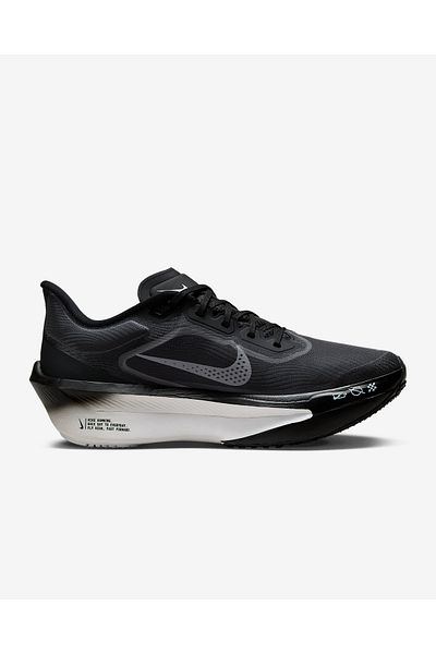 Nike Zoom Fly 6 Women's Road Racing Shoes Black Light Smoke Grey White