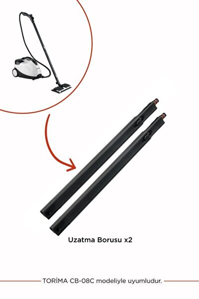 Torima Buharlı Temizleyici Makinesi Uyumlu Yedek 2 Adet Uzatma Borusu CB08C