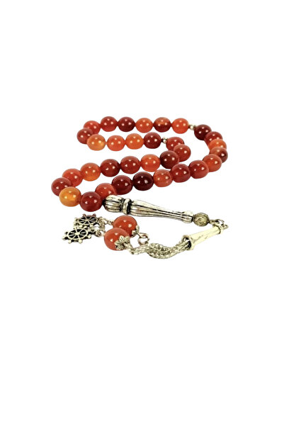 hüseyin ceran TESBİH DE PIATRĂ DE AGAT 33 PIESE CU CUTIE DE LEMN