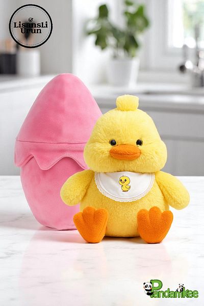Canestar Cute Chick with Special Zipper Egg Bag -Plush Toy Pandamkee