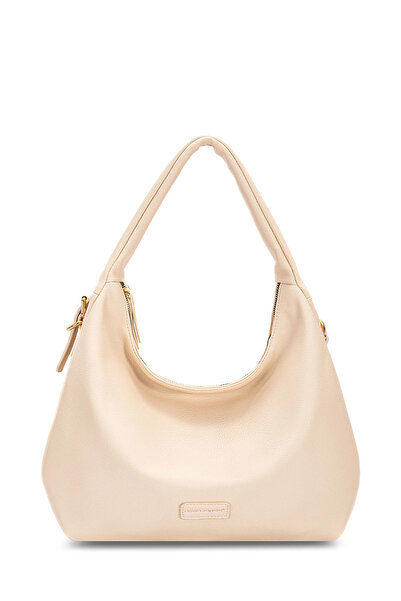 David Jones Жіноча сумка через плече бежевого кольору