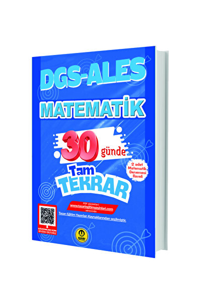 tasarı eğitim yayınları 2026-DGS ALES MATEMATİK 30 GÜNDE TAM TEKRAR