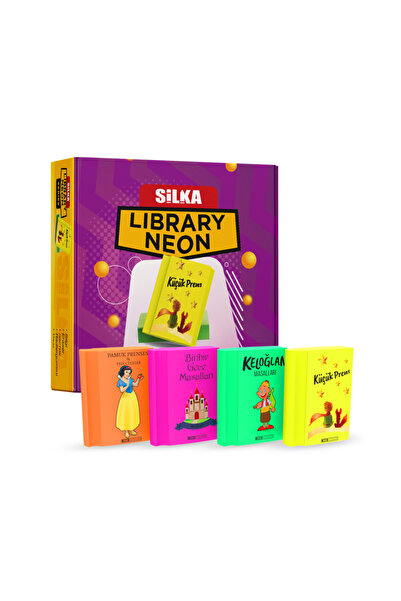 tuvval ART.21 СІЛКА 36 НЕЙОН КНИЖКОВИЙ ГУМКА (4 ШТ.)