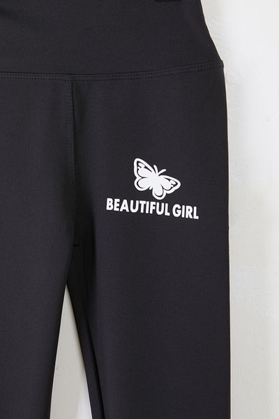 TOFİSA Girl's Black Children's Tights - 26271