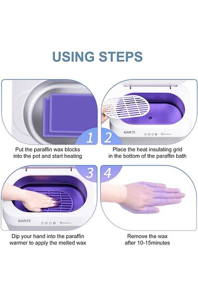 LA PERLA TECH PROFESSIONAL PARAFFIN SPA WAX LAVENDER 450 G 1 Pics