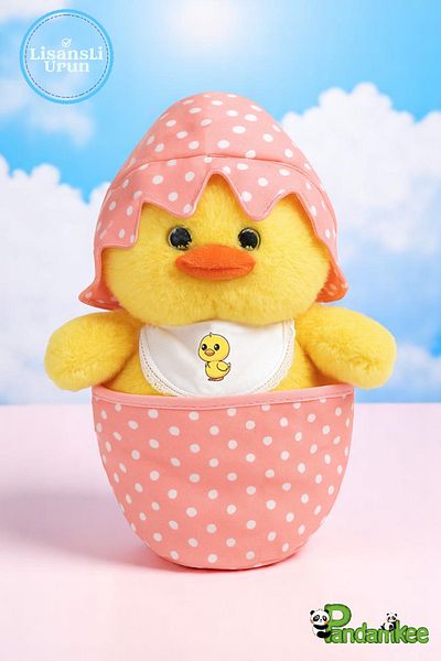 Canestar Surprise Cute Chick - Plush Toy with Plush Egg Bag - Pandamkee