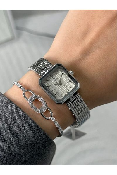 Homies Guaranteed Premium Women's Wrist Watch Silver (White Dial) Rshms-182