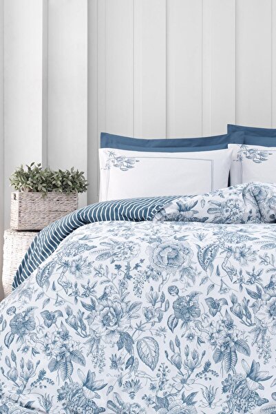ALTINBAŞAK HOME COLLECTİON Altınbaşak Tek Kişilik Ranforce Nevresim Takımı Grazia Bosphorus