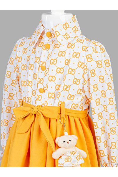 Cherrys Bebek AYICIKLI GÖMLEK KIZ ÇOCUK ELBİSE