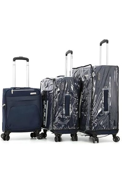 Giordano 3-piece Travel Luggage Set (L 27 - M 23 - S 19) - Navy Blue By