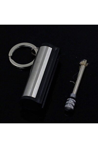 zola Refillable match, Zola®, weatherproof, steel, 6.4x1.9 cm, grey