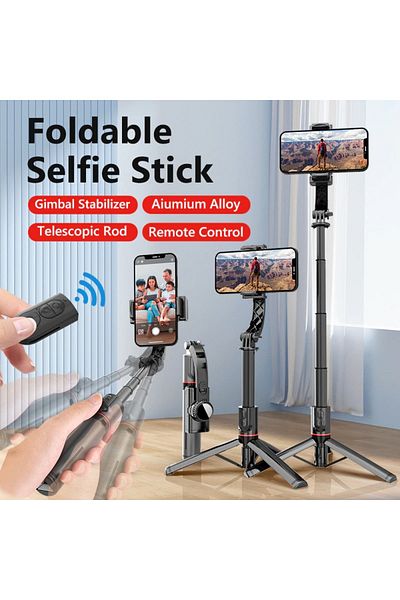 Tower On Stage L19 Gimbal 3-Axis & Selfie & Tripod Remote Control Phone Stabilizer