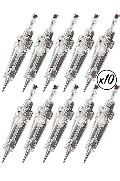 MRS NEF Kozmetik 10 Adet 3 Numara Kıl Tekniği İğnesi Dr.pen-mym-m5-m7- Soketl...