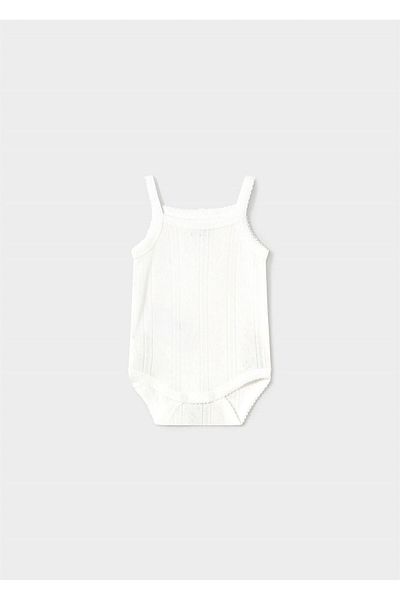 MAYORAL Baby Girl Strappy Bodysuit White 1745