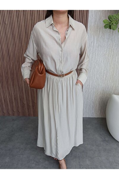 ESRAHELVACI Voile Shirt Skirt Suit