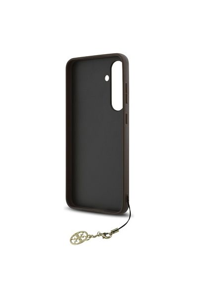 Guess Case for Samsung Galaxy S24 FE Hardcase 4G Charm, Guess - Brown