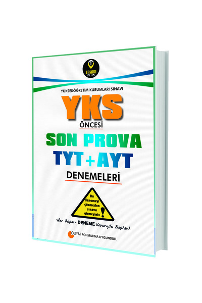 tasarı eğitim yayınları TYT-AYT SON PROVA GENEL DENEMELER