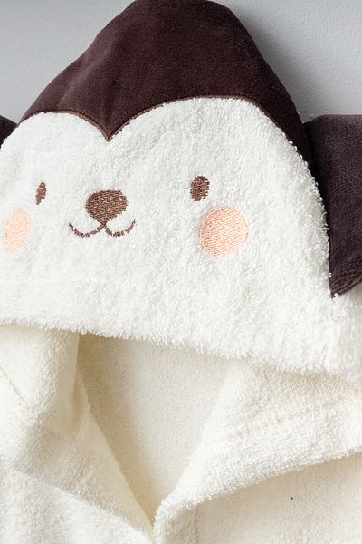 Bebitof Bathrobe Fox Patterned 100% Cotton