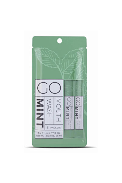 Go Green Mint Mouthwash Alcohol-Free 5-Pack Sachet
