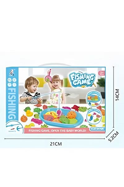 Generic Boxed Fish Pond Fishing Set 13-piece Set Toys Fishing Pond Magnetic