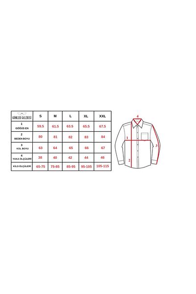 GÖMLEK GALERİSİ Men's Classic Relaxed Fit Straight Pocket Short Sleeve Shirt