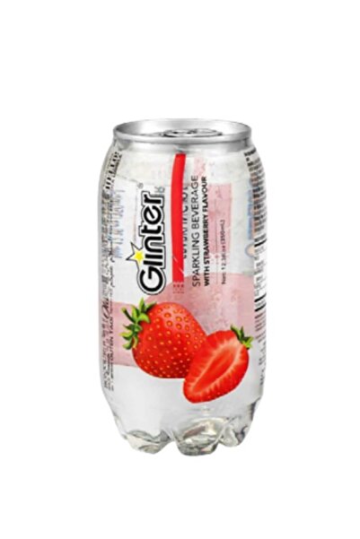 Glinter Çilek aromalı gazlı içecek 6 Adet x 350 ml