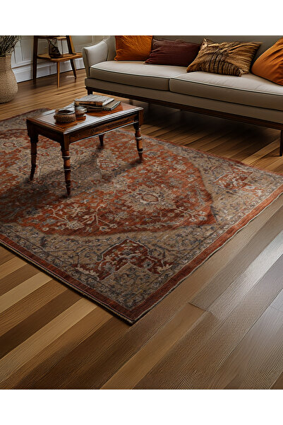 akbel halı & yatak exclusive home design Melides 72405 Kırmızı Salon Halısı