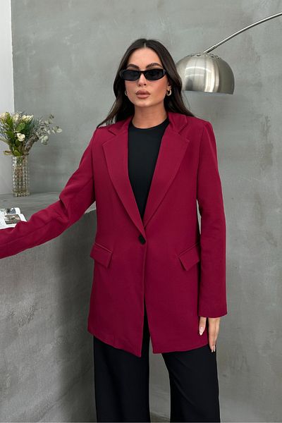 msm fashion Women's Blazer Jacket Comfortable Fit Lined Single Button Jacket