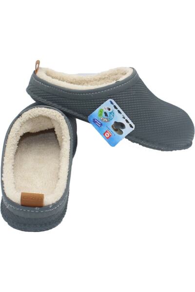 GEZER Silent Sole Eva Waterproof Furry Home Street Work Garden Slippers