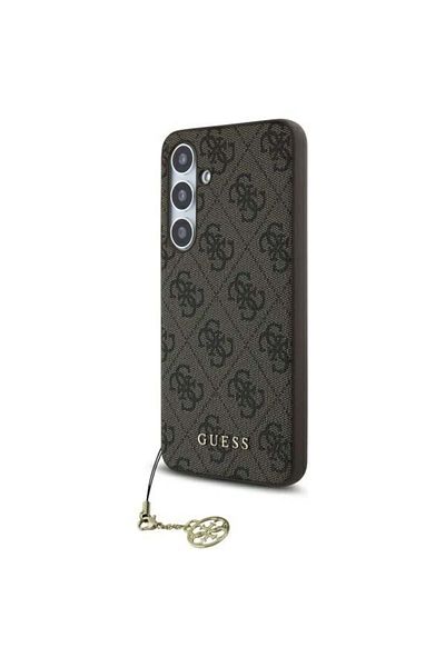 Guess Case for Samsung Galaxy S24 FE Hardcase 4G Charm, Guess - Brown
