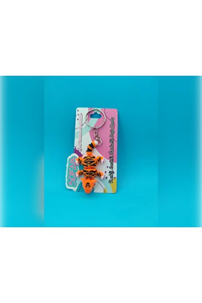 Minikbahcem Cute Tiger Keychain - 3D Printing Special Design