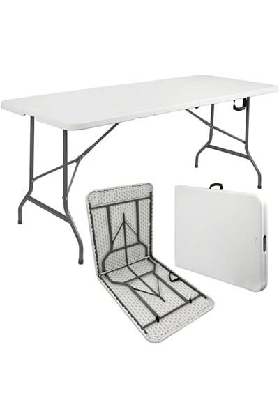BUNCA Folding Table Portable & Compact Foldable Table For Easy Storage Ideal For Indoor &outdoor 150cm 5ft