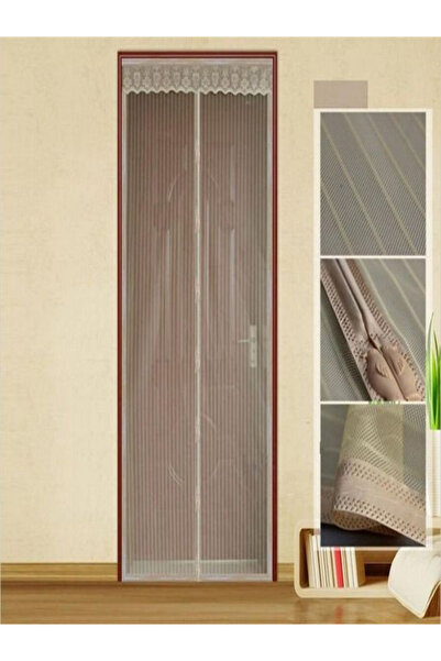 Lorin Manyetik Mıknatıslı Kapı Sineklik Tül-Beyaz