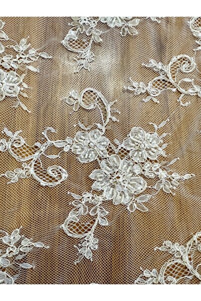 NeboWedding Boncuklu Fransız dantelli