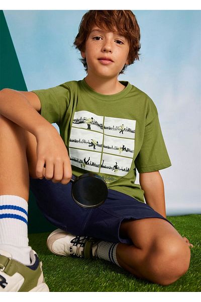 MAYORAL Tricou pentru băiat verde 6017