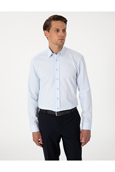 Pierre Cardin Açık Mavi Slim Fit Uzun Kollu Gömlek 50303382-VR003